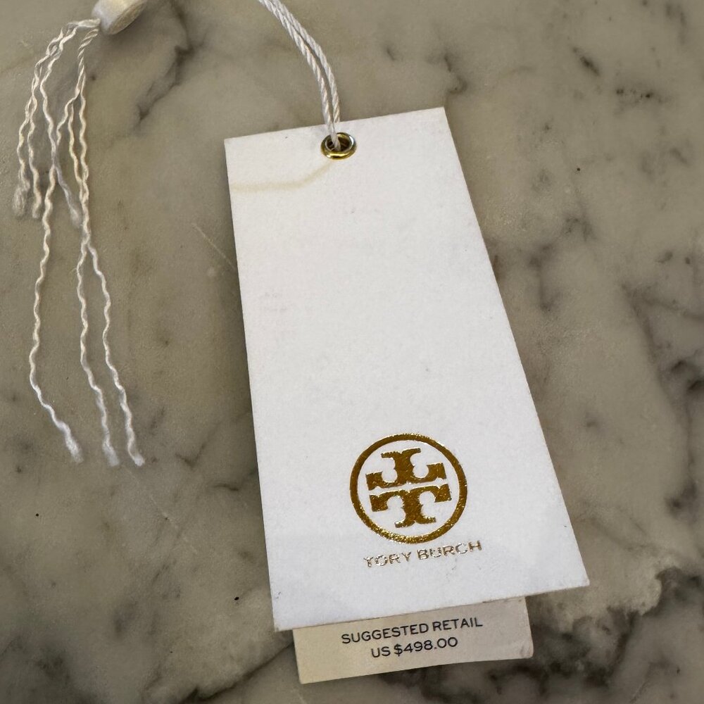 Tory Burch Walker Canvas Satchel in Natural with Striped Strap - Picture 13 of 16